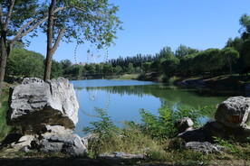 龙潭中湖风景 