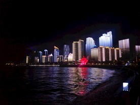 青岛五四广场夜景