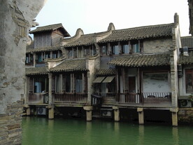 江南水乡小镇复古建筑