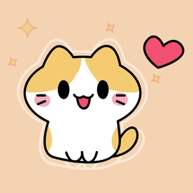 简笔手绘猫咪