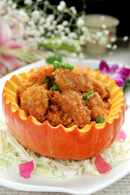 小米蒸仔排