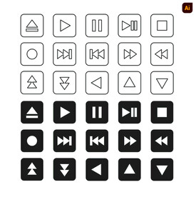 播放箭头icon