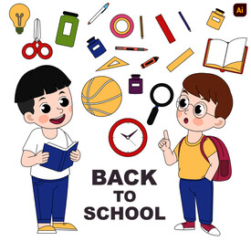 小学生素材