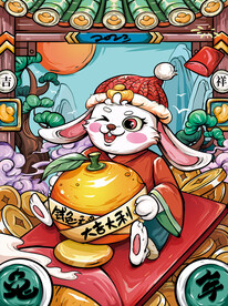 钱兔无量海报