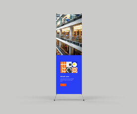 易拉宝展架样机