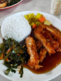 鸡排饭
