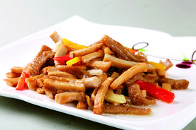 杏鲍菇炒牛腩
