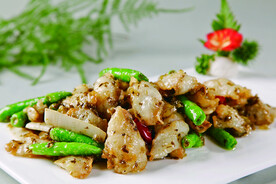 雪菜杭椒黄鱼脯