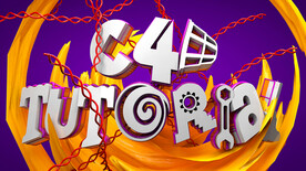 C4D模型立体字