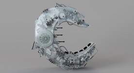 C4D模型立体字