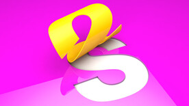 C4D模型立体字
