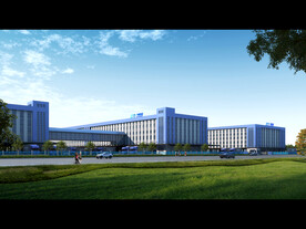 厂房-建筑景观效果图