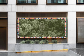 户外海报展板样机