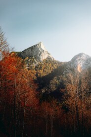 秋天的山峰