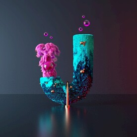 创意字母蛋糕