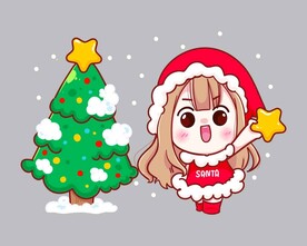 圣诞节女孩
