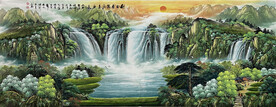 水墨山水画