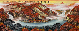 山水水墨画