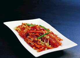 大豆芽炒粉条