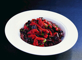 黄丝菌炒鹿肉