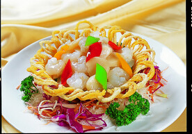 雀巢腰果炒虾球