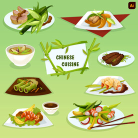 美食插画