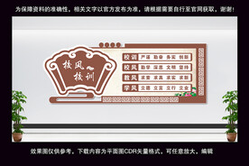 校风校训文化墙