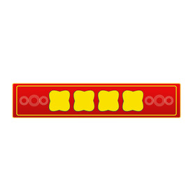 国潮红色边框