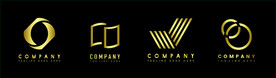 金色渐变logo