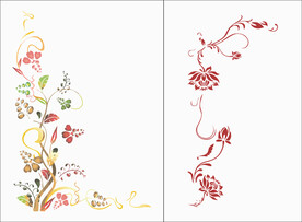 花朵花纹花边