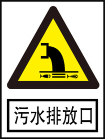 污水排放口标识