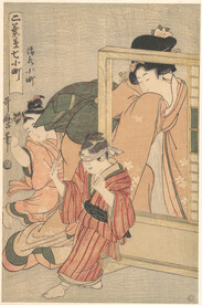 喜多川歌磨 浮世绘 和风