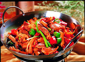 干锅牛杂