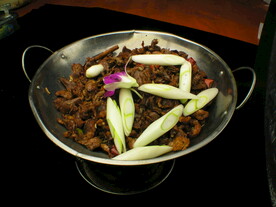 干锅鸡杂
