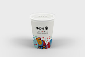 外卖打包桶样机