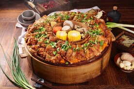 格子蒸肉