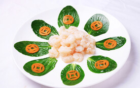 白玉炒虾球