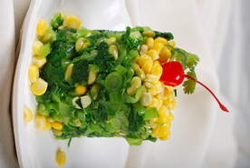 冲菜毛豆