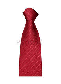 红色领带psd素材