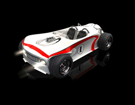 C4D模型玩具赛车