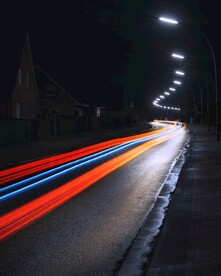 城市道路夜景