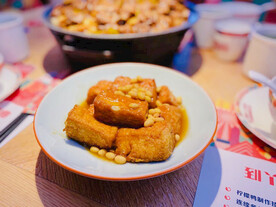 豆腐闷黄豆