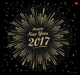 新年快乐标题