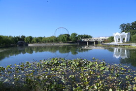 龙潭中湖风景 