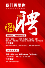 招聘海报