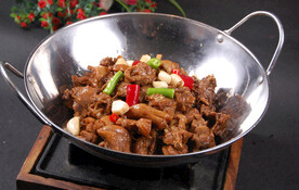 铁锅姜辣鸭
