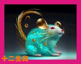 十二生肖鼠  