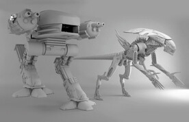 C4D模型机器人
