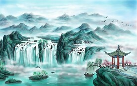 中国风背景墙