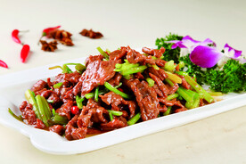 小炒黄牛肉